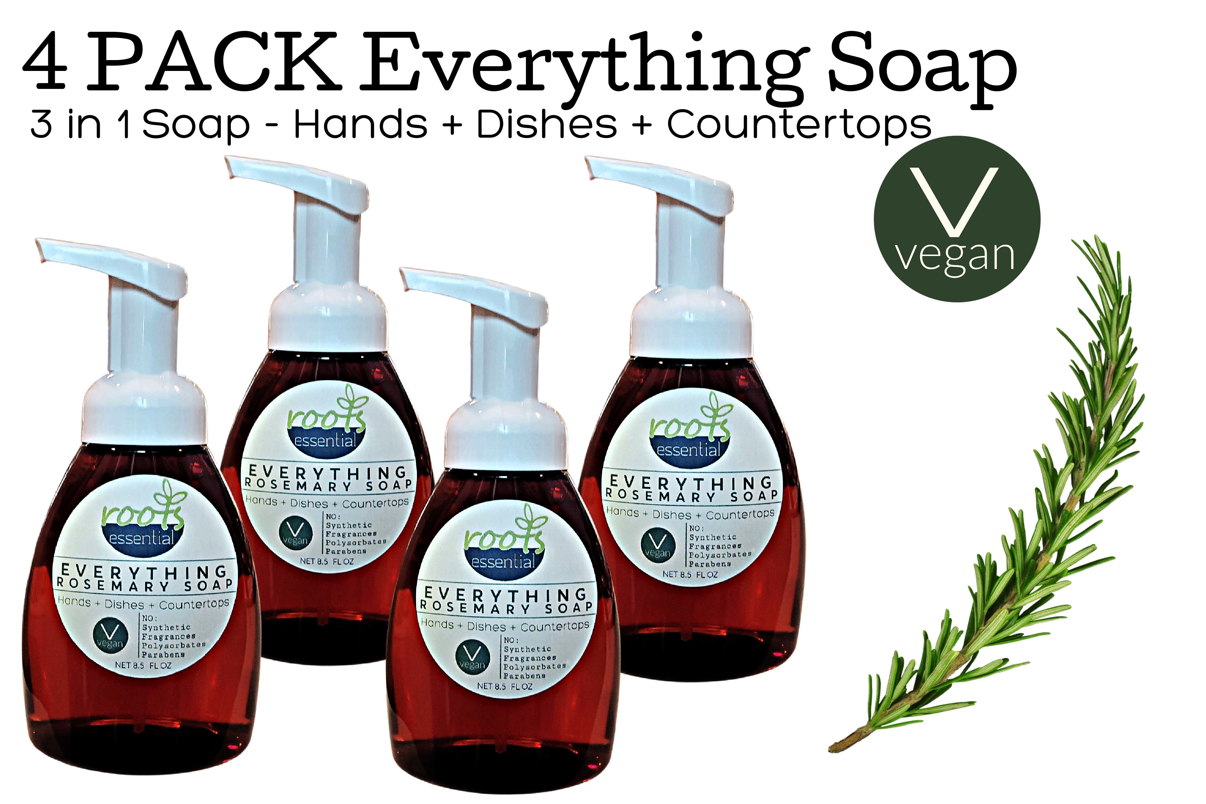 Countertop Essentials Bundle - Exfoliating Hand Soap Refill