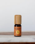 A 10ml vial of Patchouli pure essential oil with attractive bamboo wood top is steam-distilled to deliver a musky, calming aroma to ease tension and uplift your mood. 