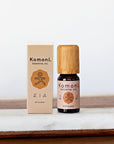 A 10ml vial of Anise Pure Essential Oil with attractive bamboo wood top next to its box packaging.