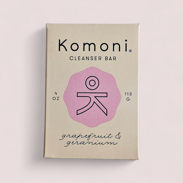 Grapefruit Geranium FACE & BODY CLEANSER BAR (VEGAN)