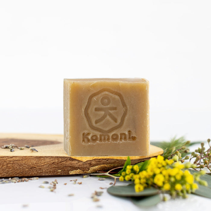 PURIFY concentrated eco-friendly hand-cut essential oil shampoo bar.