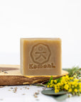 PURIFY concentrated eco-friendly hand-cut essential oil shampoo bar.