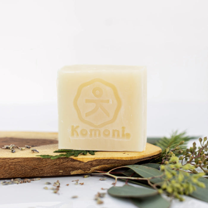 RESTORE concentrated eco-friendly essential oil shampoo bar.