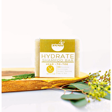 HYDRATE Shampoo Bar - All Natural 3.5 oz
