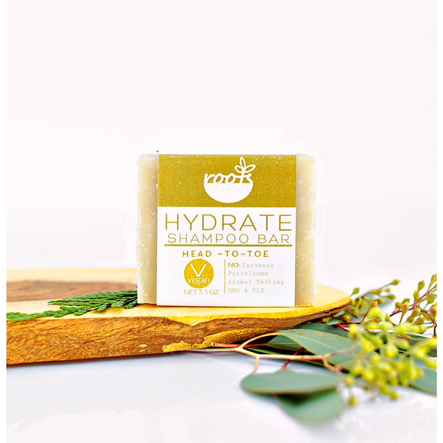 HYDRATE Shampoo Bar - All Natural 3.5 oz