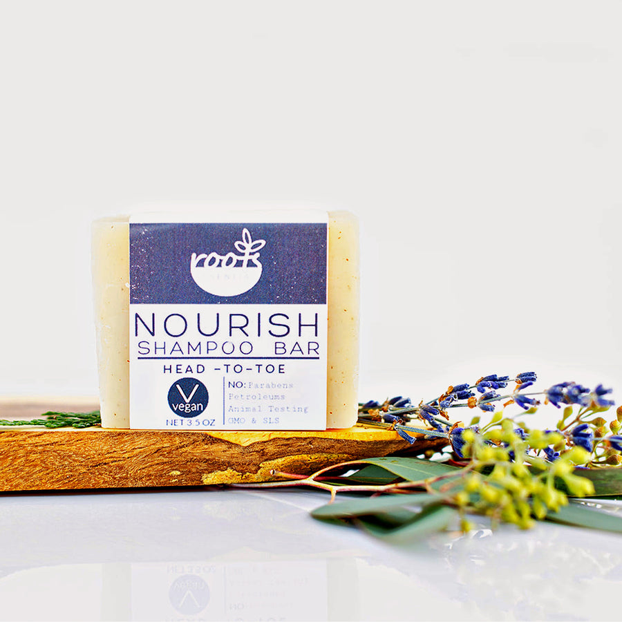 NOURISH Shampoo Bar - All Natural 3.5 oz